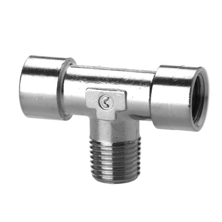 Camozzi Female-Male-Female Tee, 1/2MM 2060 1/2-1/2